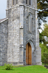 Fototapeta na wymiar Historic Old Stone Church in Bunratty Ireland