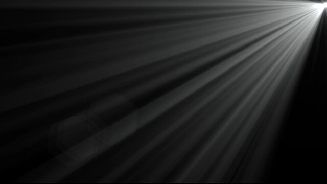 Lens flare effect on black blackground
