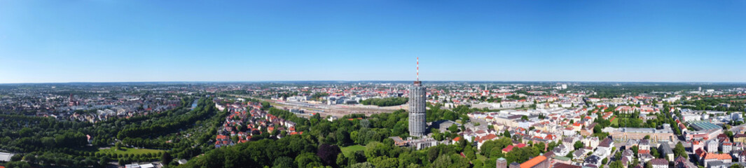 Augsburg, Deutschland: Stadtpanorama 
