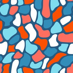 Bright mosaic vector pattern. For textile, package design, any backgrounds.