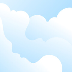 Cloud waves vector background , illustration Vector EPS 10