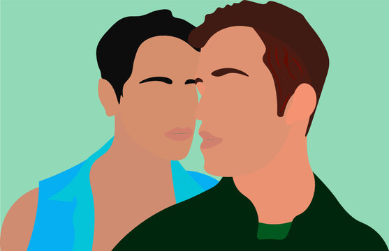 Pareja de hombres LGBT , amor
