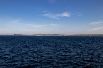 The coast line of northern Scotland near John O'Groats, UK