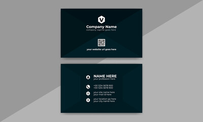 Double Sided Corporate Business Card Template Design 9