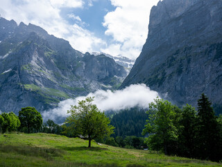 Jungrfrauregion mit Eiger, Mönch und Jungfrau