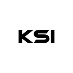 KSI letter logo design with white background in illustrator, vector logo modern alphabet font overlap style. calligraphy designs for logo, Poster, Invitation, etc.