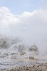 Geothermal feature, Yellowstone National Park, Wyoming, USA