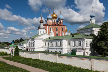 Fototapeta na wymiar View of the Ryazan Kremlin. Ryazan Historical and Architectural Museum-Reserve. Ryazan. Russia