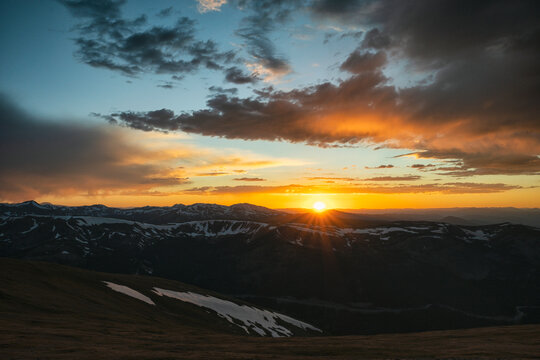 Sunset in the James Peak Wilderness, Colorado, USA