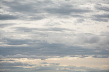 Fototapeta na wymiar Cielo con nubes de tormenta