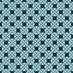 Black and white pattern texture. Bw ornamental graphic design. Mosaic ornaments. Pattern template. Vector illustration.