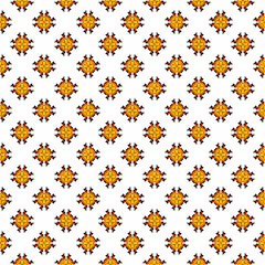 Black and white pattern texture. Bw ornamental graphic design. Mosaic ornaments. Pattern template. Vector illustration.