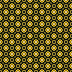 Black and white pattern texture. Bw ornamental graphic design. Mosaic ornaments. Pattern template. Vector illustration.