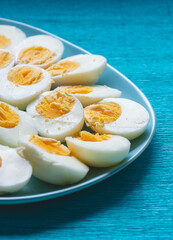 Half Eggs Boiled