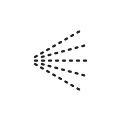 spray icon on white background flat style water drop. Vector illustration