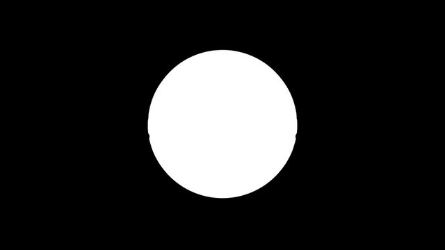 basketball playoffs. boucing ball on black background. Luma matte. seamless loop.