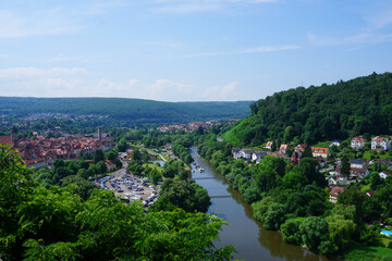 Ausblick auf die Stadt Hann. Münden in Niedersachsen