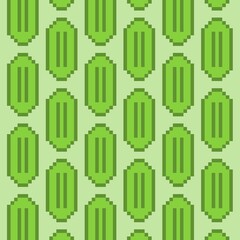 Green seamless abstract pattern pixel art graphic