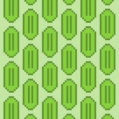 Green seamless abstract pattern pixel art graphic