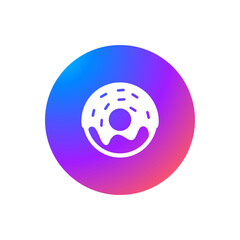 Fototapeta premium Doughnut - Sticker