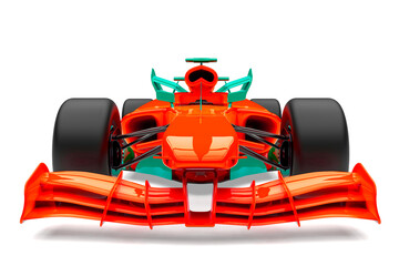 Naklejka premium racing car front view