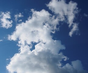 blue sky with clouds
