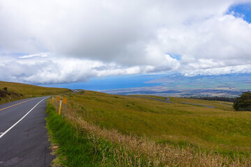 Fototapeta na wymiar Haleakala Highway Maui Hawaii