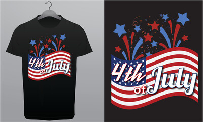 4th July USA independent day t-shirt design. USA army freedom t-shirt design. Coronavirus Covid19 t-shirt design. USA Independent Day 4th of July 2021 Royalty-free T-Shirt Design Template