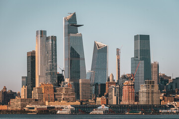 View of the skyline of Hudson Yards, in Midtown Manhattan, New York City