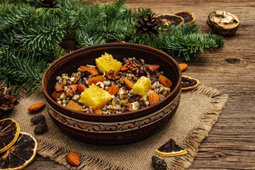 Traditional Christmas dish Kutya