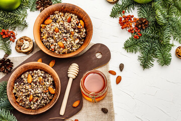 Traditional Christmas dish Kutya