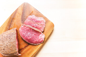 手作りのローストビーフ