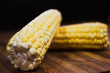 close up of corn