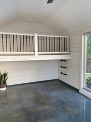interior of a renovated garage