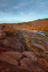 Devil's Den Park in Gettysburg, Pennsylvania