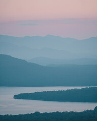 Sunset over Lake Champlain