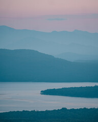 Sunset over Lake Champlain