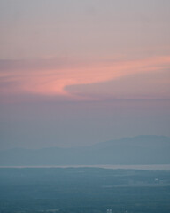 Fototapeta premium Sunset over Lake Champlain
