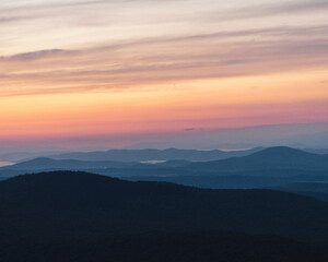 Sunrise from Spruce Mt.