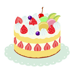 デコレーションケーキ