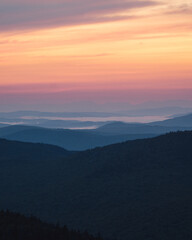 Sunrise from Spruce Mt.