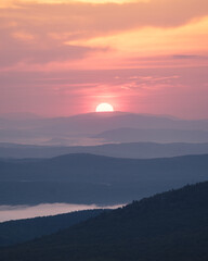 Sunrise from Spruce Mt.