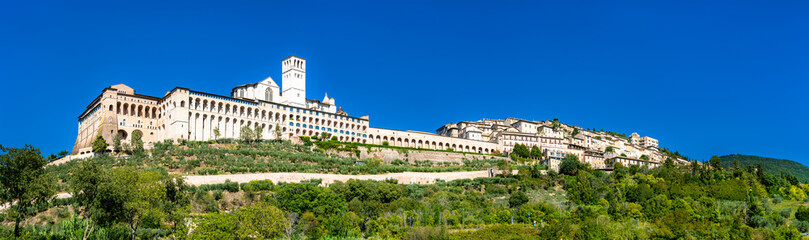 Fototapeta na wymiar The Sacro Convento, a monastery in Assisi, Italy