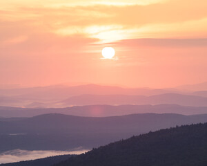 Sunrise from Spruce Mt.