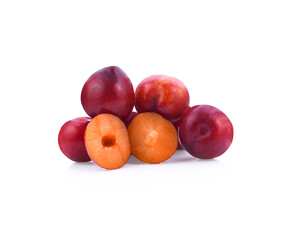 Fototapeta na wymiar Sherry berry fruit isolated on white background