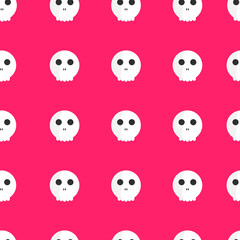 Halloween seamless pattern. Holiday poster design template. Carnival background, loading page, vector illustration