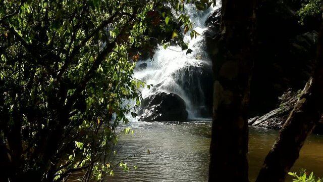 The Waterfall Lazaro just outside the city of Pirenopolis, Brazil
