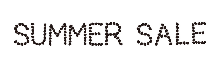 スイカの種文字（SUMMER SALE）
