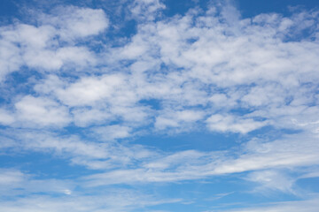 blue sky with white cloud landscape background	