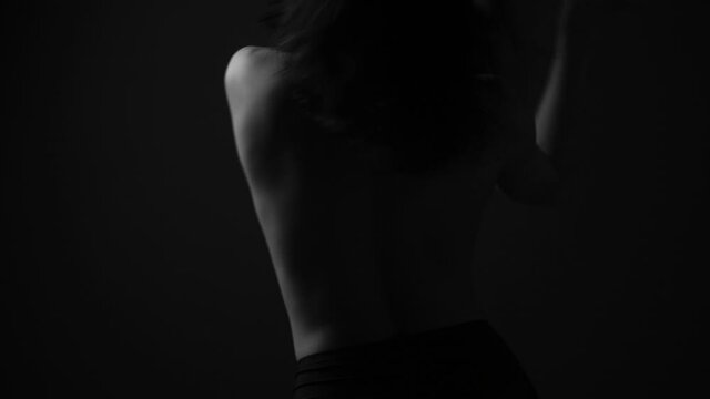Sexy woman body. silhouette of a woman. Erotica. Sexual. 